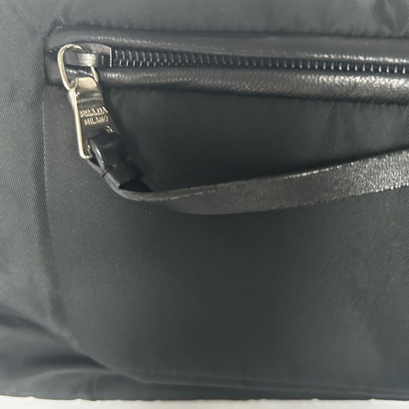 Authentic Prada Black Nylon Shoulder Bag - Picture 9 of 16